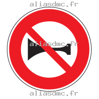 Interdiction de signaux sonores