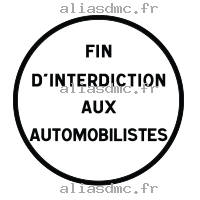 Fin d'interdiction spécifique